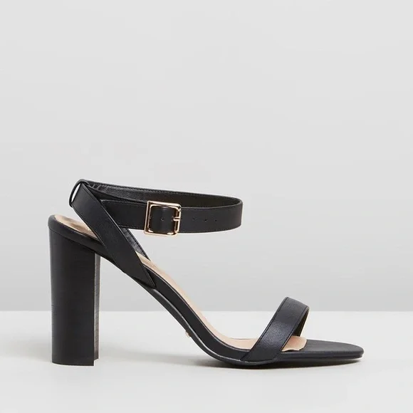 BILLINI | Elena Black Strap Block Heel - Picture 2 of 4